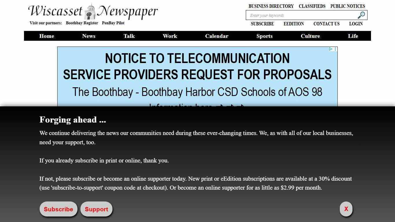 Wiscasset police blotter | Wiscasset Newspaper